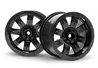 Ringz Wheel Black 83x56mm Hex 14mm 2pcs