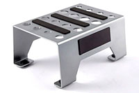 Fastrax Aluminium Pit Stand with Magnetic Strip Silver