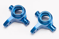 Steering Blocks 6061-T6 Aluminum Left & Right Blue-anodized Slash (  )