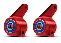 Aluminum 6061-T6 Steering Blocks Red Stampede 2pcs (  )