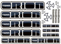 Team Orion Sticker Sheet Black/Silver (  )