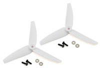 Tail Rotor Blade Set White 200SRX 2pcs (  )