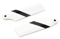 Carbon Fiber Tail Blades White T-Rex 550 90mm (  )