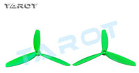 Tarot 5x4.5 3-Leaf Propeller Green CW+CCW (  )