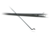 Steel Z-Bend Push Rod 1.2mm L180mm 1pcs (  )