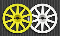 Wabash Wheel 18T & Mini-T White 2pcs (  )