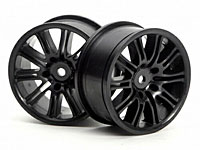 10 Spoke Motor Sport Wheel 26mm Black (  )