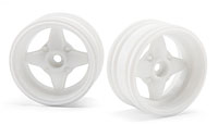 MX60 Four Spoke Wheel White 0mm Offset 2pcs (  )