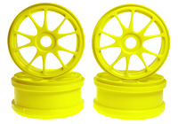 Ten-Spoke Wheel Fluorescent Yellow 4pcs (  )