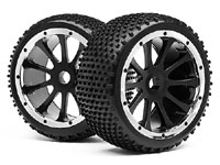 Blackout ST Mounted Wheel and Tyre Set Front 2pcs (  )