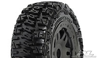 Trencher Off-Road Tires Mounted on Black Split Six Front Wheels Baja 5T 2pcs (  )