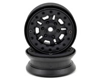 FaultLine 1.9 Bead Lock Wheels Black/Black Hex 12mm 2pcs