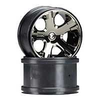 All-Star Black-Chrome Wheels Electric Rear 2.8 HEX12mm 2pcs