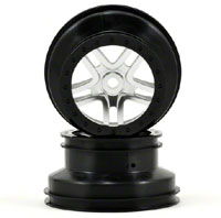 SCT Split-Spoke Satin Chrome Black Beadlock Wheels 2.2/3.0 2pcs (  )