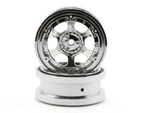 Losi 2.2 Beadlock Wheels with Rings Chrome Hex12mm 2pcs (  )