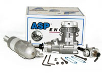 ASP S36AII 2-Stroke Glow Engine with Muffler for Airplane (  )
