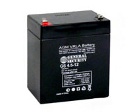 General Security GS4.5-12 AGM VRLA Battery 12V 4.5Ah (нажмите для увеличения)