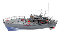 Navy Torpedo RC Boat HT-2877B 1:115 2.4GHz (  )