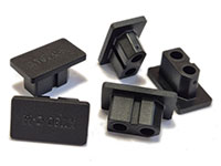 Amass XT60.C-M PVC Battery Dust Cover Black 5pcs (  )