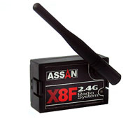Assan X8F Futaba/Hitec/WFly V 2 (нажмите для увеличения)