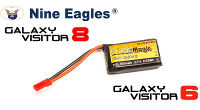 Black Magic Galaxy Visitor 6 LiPo Battery 3.7V 700mAh 30C (нажмите для увеличения)