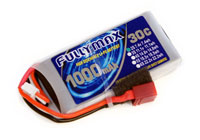 Fullymax LiPo Battery 2S 7.4V 1000mAh 30C T-Plug (нажмите для увеличения)