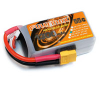 Fullymax LiPo Battery 4S 15.2V 1300mAh 55C High Voltage XT60 (нажмите для увеличения)