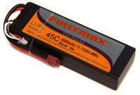 Fullymax LiPo Battery 3S 11.1V 4000mAh 45C Hard Case T-Plug (  )