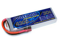 Fullymax LiPo Battery 3S 11.1V 4300mAh 30C T-Plug (  )