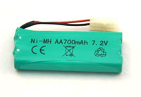 MJX Battery NiMh 7.2V AA 700mAh Tamiya Plug (  )