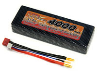VBPower LiPo Battery 2S 7.4V 4000mAh 30C Hard Case T-Plug (  )