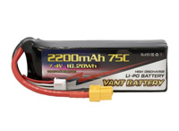 Vant LiPo Battery 2S1P 7.4V 2200mAh 75C XT60 (  )