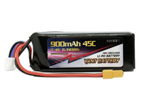 Vant LiPo Battery 2S1P 7.4V 900mAh 45C XT30 (  )