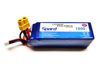 Spard LiPo Battery 6S1P 22.2V 1800mAh 75C XT60 (нажмите для увеличения)