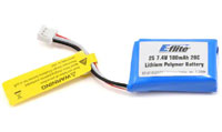 E-Flite LiPo Battery 2S 7.4V 180mAh 20C UMX Sbach 3D