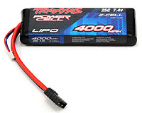 Traxxas Power Cell 2S LiPo Battery 7.4V 4000mAh 25C with Traxxas Connector (  )