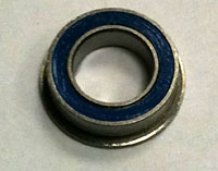 Flanged Ball Bearing 6x10x3mm Rubber Sealed 1pcs