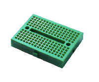 Mini Breadboard 170 Tie Point 45x35mm Green (  )