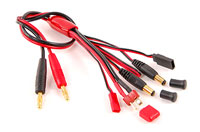 Cable 4.0mm to Deans/Futaba/JST/2.1(JR)/2.5(Futaba) (  )