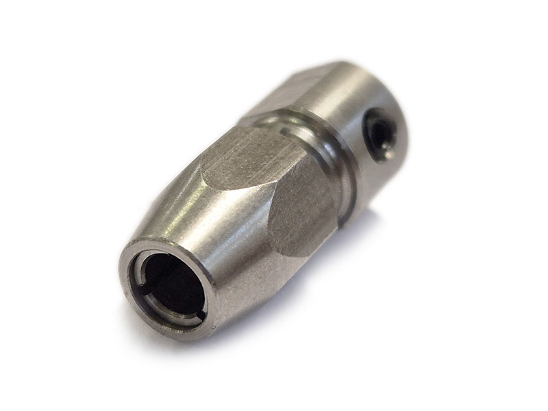 Соединитель мотора и вала (цанговый зажим) TFL Coupler 4mm / 4mm L=23mm (TFL-529B26) (нажмите для увеличения) Соединитель мотора и вала (цанговый зажим) TFL Coupler 4mm / 4mm L=23mm (TFL-529B26) (нажмите для увеличения)