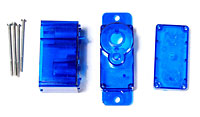 Hitec HS-55/HS-5055MG Servo Case Set Blue
