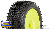 Proline Crime Fighter M2 1/8th Off-Road Buggy Tyres on V2 Yellow Wheels 2pcs (  )