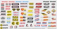 Traxxas Racing Sponsors Decal Sheet (  )