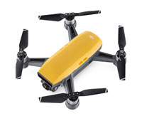 DJI Spark Sunrise Yellow Drone with Camera (  )