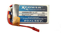 Dualsky 3S1P LiPo 1000mAh 11.1V 16C (  )