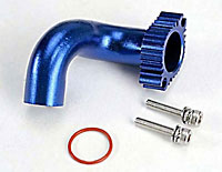 Header Blue-Anodized Aluminum TRX 2.5, 2.5R, 3.3 (  )