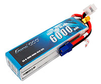 GensAce LiPo Battery 4s1p 14.8V 6000mAh 100C EC5 (  )