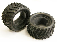 Himoto V-Thread Tyres with Inserts MT 1:16 2pcs