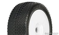 Proline Hole Shot M2 1/8th Off-Road Buggy Tyres on White Wheels 2pcs (  )