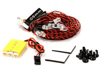 Integy 8 LED Light Kit with Control Box Module for Airplanes & Helicopter (  )